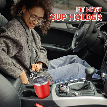 30 oz Tumbler with Lid Stainless Steel Tumblers Bulk Vacuum Insulated Cup Reusable Powder Coated Travel Mug Double Wall Leak Proof Cups Keep Cold Drinks for 12 Hours Wine Red, Set of 4