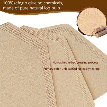 #4 Cone Coffee Filters,100 Count Disposable Coffee Paper Filters,Unbleached Cone Filters 8-12 Cup, Filters For Pour Over and Drip Coffee Maker (100, #04)