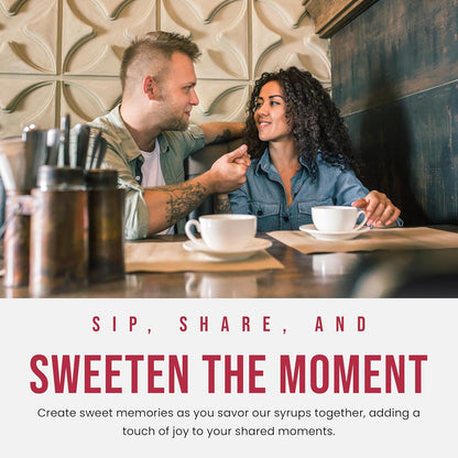 Summer Variety Syrup 6 Pack - Chocolate Macadamia Nut, Pineapple, Coconut, Mango, Guava & Passion Fruit Syrups For Coffee,Italian Soda, Lattes, Frappes With 6 Jimoco Pump Dispensers