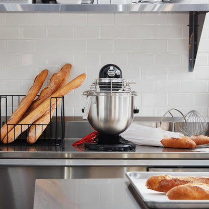 KitchenAid KSMC895OB 8-Quart Commercial Countertop Mixer with Bowl-Guard, 10-Speed, Gear-Driven, Onyx Black