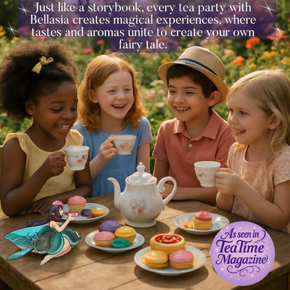Bellasia Tea Could Catcher for Kids Using Real Fruit Pieces - Caffeine Free Herbal Tea Blend with Real Ingredients & Balanced Flavor- Add Loose Leaf Tea to Your Child’s Routine for A Fun & Tasty Drink. 20-25 Cups