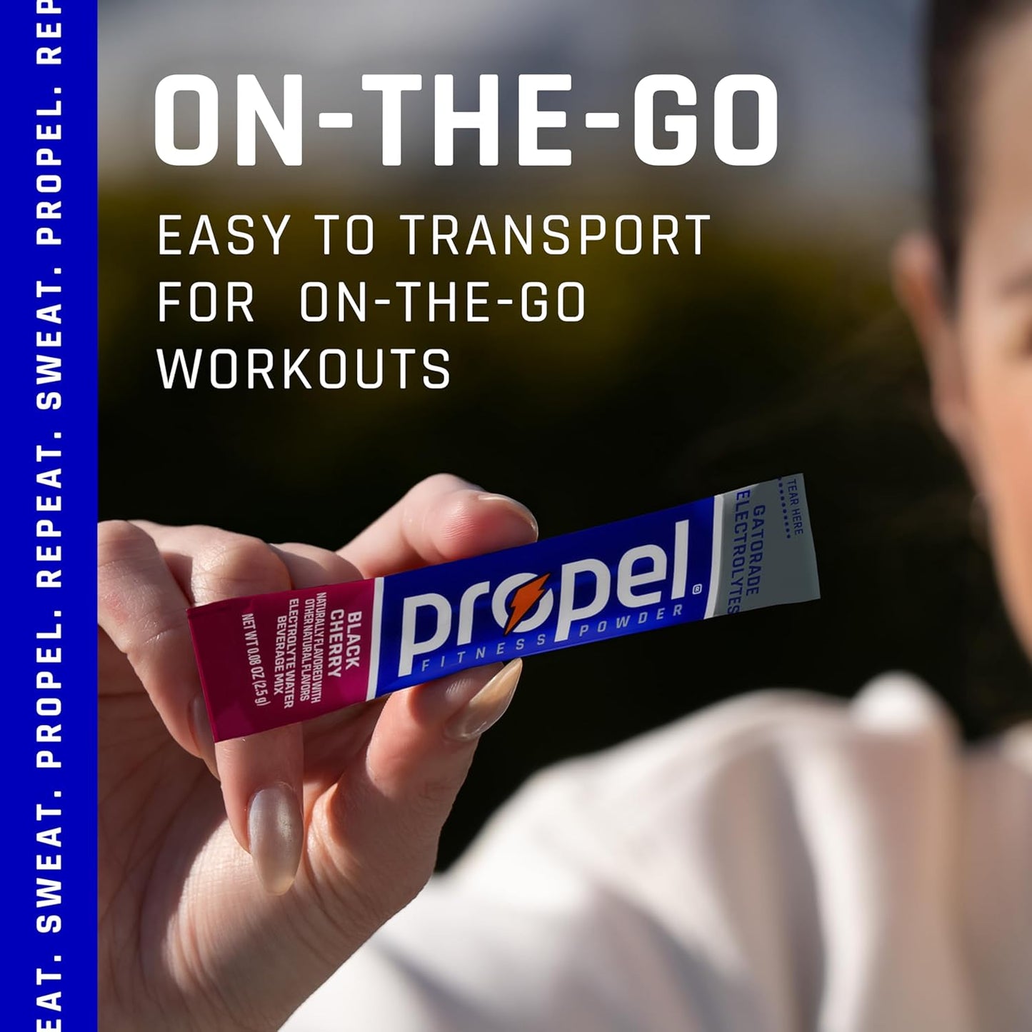 Propel Electrolyte Enhanced Water Drink Mix Powder Packets, Grape Variety Pack, Zero Calorie & Zero Sugar Hydration with Electrolytes and Vitamins C & E (30 Packets)