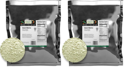 Frontier Bulk Sweet Matcha Green Tea Blend, Organic, 1 Pound (Pack of 2)