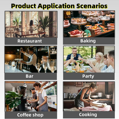 70 oz Stainless Steel Pitcher with Lid and Handle – Large Metal Measuring Cup with Markings, 2 Liter Water Jug for Frothing Milk, Latte Art, Coffee, Iced Tea, Espresso, Hot or Cold Liquids