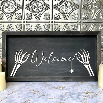 Halloween Stencils Skeleton Boo Ghost Stencil Reusable Halloween Stencils for Painting on Wood Sign Door Mats Fabrics DIY Crafts Decor