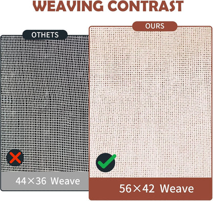 20Pcs Reusable Cheesecloth for Straining 20x20 Inch,100 Grade Cheese Cloths Hemmed Edges, 100% Unbleached Cotton Cheese Cloth,Ultra-Dense Cloth Strainer for Yogurt/Nut Milk/Baking Making 56x42 Weave