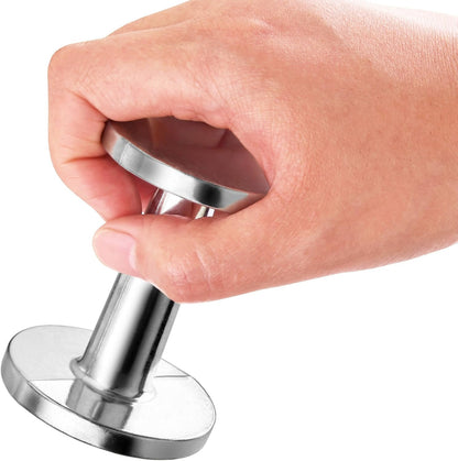 New Star Foodservice Commercial Grade Stainless Steel 18/8 Frothing Pitcher (Espresso Tamper)