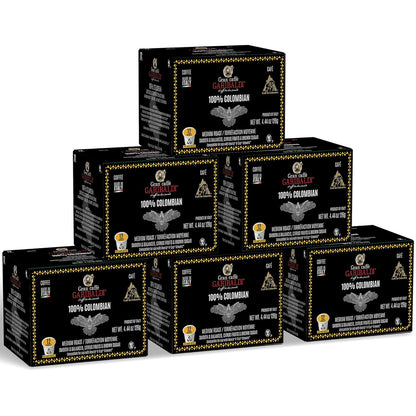 Caffè Garibaldi Colombian Coffee Pods, for Keurig K-Cup Brewers, Single Serve Cups, 100% Arabica Blend for Coffee Makers, 72 Count Recyclable Pods - Medium Roast