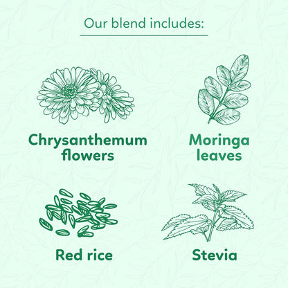 Indochine Blends, 50 Tea Bags, Hibiscus Tea Bags for High Blood Pressure, Herbal Tea Bags, Caffeine-Free, No Sugar, Vegan, Supports Heart Health and Relaxation, Loose Hibiscus Flowers, All Natural Hibiscus Flowers Ingredients (50 Tea Bags, Moringa Tea)