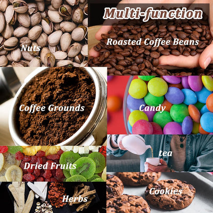 Coffee Bags with Valve (50 PCS,32oz/2lb) Black High Barrier Aluminum Foil Flat Bottom Standing Coffee Beans Storage Packaging Bags, Reusable Heat Seal Side Zipper Pouches for Small Business and Home