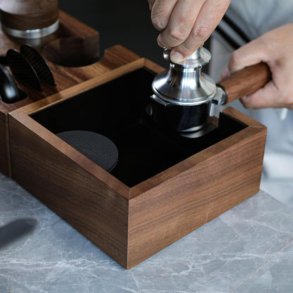 Breville Espresso Machine Accessories Set– 54mm Bottomless Portafilter, Calibrated Tamper, Coffee Distributor, Knock Box and Tamping Station