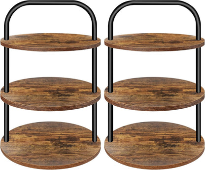 Cupcake Stand, Wooden Cupcake Stand for 100 Cupcakes 3 Tier Large Dessert Table Display Set Cupcake Tower Tiered Tray Stand Serving Tray for Party Supplies Vendor Display Farmhouse Decor