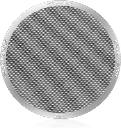 IKAPE 53.3mm Espresso Puck Screen, 0.2mm Thickness, Reusable Metal Ultra-thin & Ultra-light Coffee Filters, Food-grade 316 Stainless Steel Coffee Puck Screen for Espresso Baristas