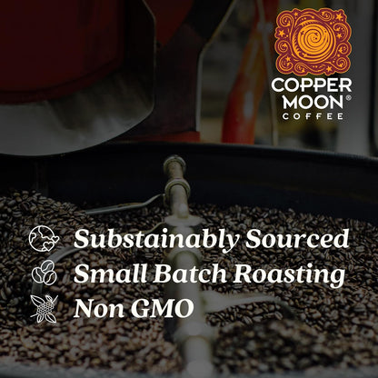 Copper Moon Dark Roast Whole Bean Coffee, Sumatra Blend, 2 Lb (Pack of 2)