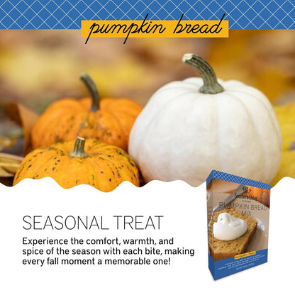 Southern Living Gourmet Pumpkin Bread Mix, Easy-to-Bake Delight, Perfect for Potlucks, Fall Dessert, Pumpkin Bread Mix, 1 Mix