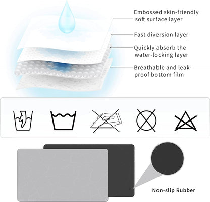Golener Coffee Bar Mat - Under Coffee Maker Pad, Tray Mats Under Cafe Machine, Rubber Absorbent Mat, Under Appliance Mats, Dish Drying Matt, 23"x15", Marble Gray