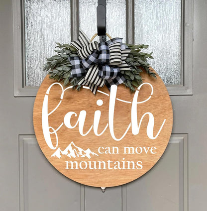 Round Christian Stencils 12” Religious Faith Stencil Jesus Plastic Stencils for Painting on Wood Canvas Mat Door Hanger