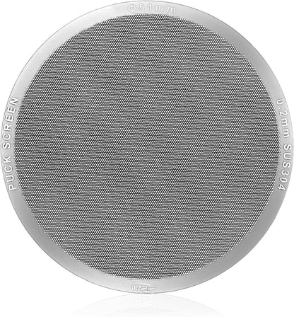 IKAPE 51mm Espresso Puck Screen, 0.2mm Thickness, Reusable Metal Ultra-thin & Ultra-light Coffee Filters, Food-grade 316 Stainless Steel Coffee Puck Screen for Espresso Baristas