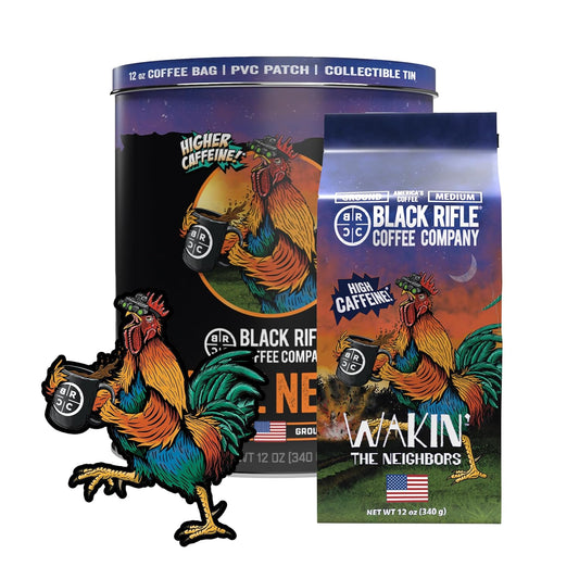 Black Rifle Coffee Company Wakin the Neighbors Gift Bundle, Ground, 12oz