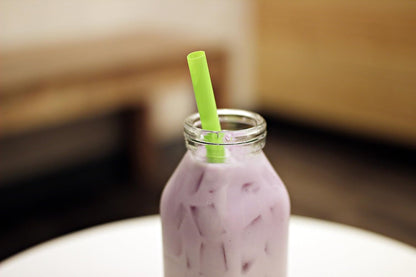 Karat [1,600 ct] 9" Boba Straws (10mm Diameter), Individually Wrapped, Assorted Solid Colors (C9060s)