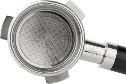 LILQ 54mm Spouted 3 Ears Portafilter Compatible with Breville Machines Stable Handle (Blackwood Fusion, 54mm Double Spouts)