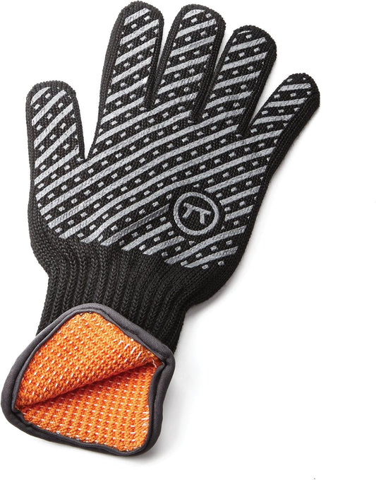 Outset Professional High Temperature Heat Deluxe Grill Glove, Small/Medium