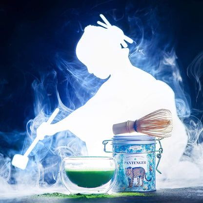 Organic Ceremonial Grade Matcha | Emerald Green, Creamy & Sweet (for a matcha) | Japanese - First Harvest -Hand Picked - Stone Milled | By Pantenger