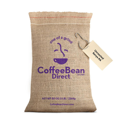 Coffee Bean Direct Unroasted Kenya AA, 5 Pound (Pack of 1)