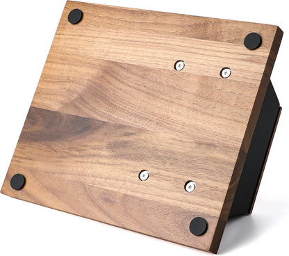 Espresso Tamper Station 58mm Wooden Espresso Tamper Holder Base Coffee Tamper Stand with 2 Coffee Puck Screen Accessories Organizer Box for 58mm Tamper and Distributor