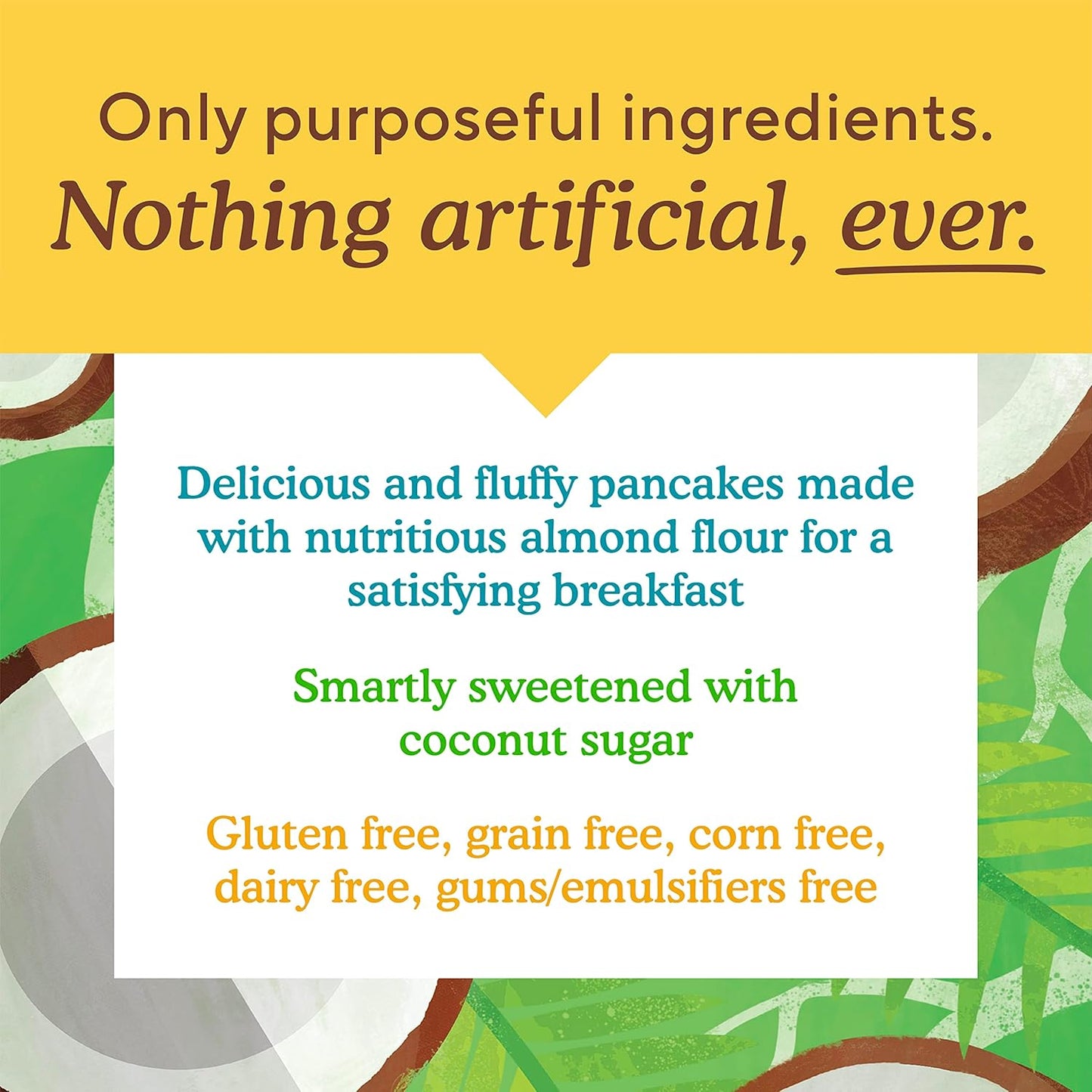 Simple Mills Almond Flour Pancake & Waffle Mix, Original - Gluten Free, Plant Based, Paleo Friendly, Breakfast 10.7 Ounce (Pack of 3)