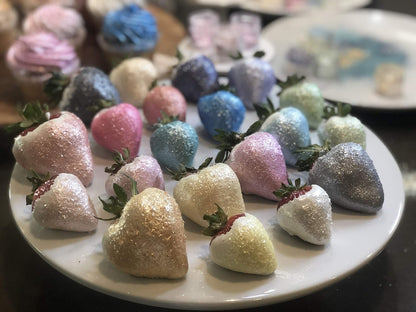 BAKELL Rose Gold Edible Glitter, 45 Grams | TINKER DUST Edible Glitter | KOSHER Certified | 100% Edible Glitter | Cakes, Cupcakes, Cake Pops, Drinks, Dessert Vegan Glitter & Dusts (45g Shaker, Rose Gold)