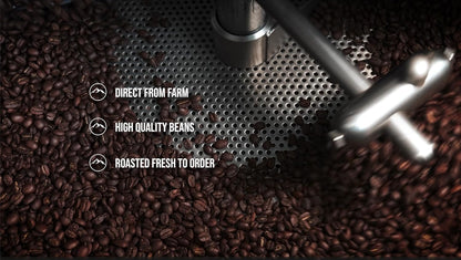 PURE EARTH COFFEE CO. Whole Bean Coffee, Brazil Single-Origin Beans, Dark Roast, Bold Gourmet Specialty Grade Coffee, Chocolate, Walnut, Bold and Smooth Flavor Notes 12oz (12oz, Brazil)