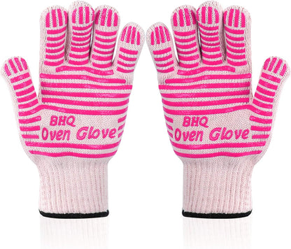 CZSYZCZS Extreme Heat Resistant Oven Gloves - 932F - Cooking Gloves for BBQ, Grilling, Baking,Cutting, Smoker Fireplace