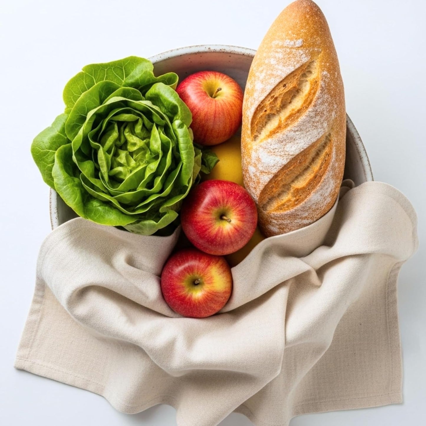 Flour Sack Towels | Tea Towel for Crafts| Kitchen Dish Cotton Blank Towel for Embroidery| Baking Bread Proofing Linen Cover| Thick Absorbent Quick Dry |3 Pack 28"x28" Natural