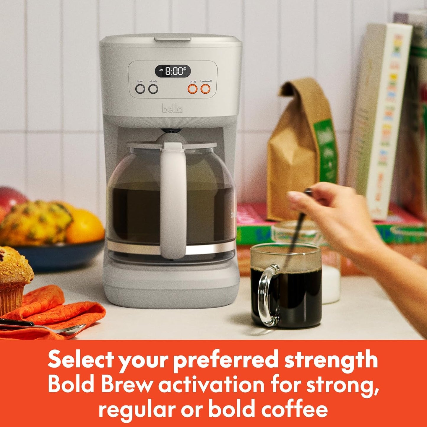 bella 12 cup Programmable Coffee Maker