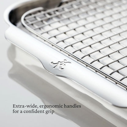 Hestan Provisions OvenBond – 3-Piece Tri-ply Baking Sheet Set – Professional Stainless Steel Bakeware
