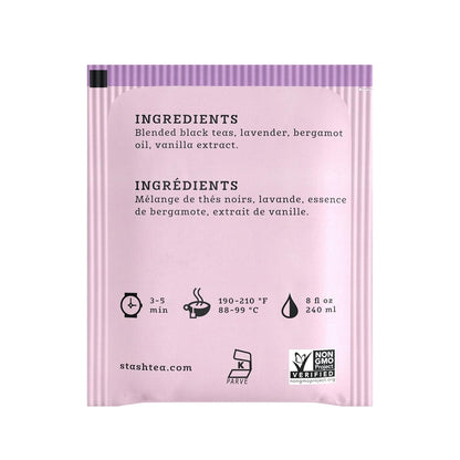 Stash Tea Breakfast In Paris Black Tea - Caffeinated, Non-GMO Project Verified Premium Tea with No Artificial Ingredients, 18 Count (Pack of 6) - 108 Bags Total