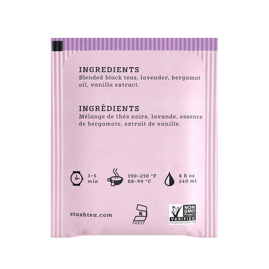 Stash Tea Breakfast In Paris Black Tea - Caffeinated, Non-GMO Project Verified Premium Tea with No Artificial Ingredients, 18 Count (Pack of 6) - 108 Bags Total