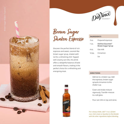 DaVinci Gourmet Brown Sugar Syrup, 25.4 Fluid Ounces (Pack of 1)