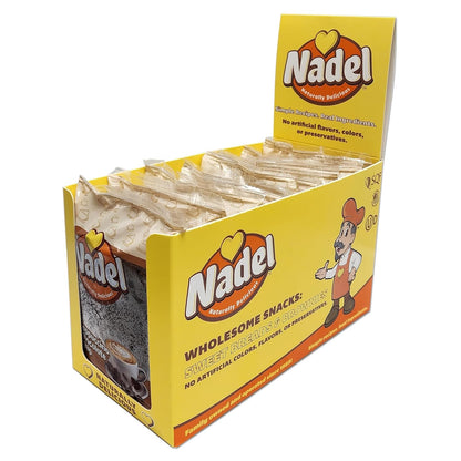 Nadel - Naturally Delicious Cappuccino Chocolate Chip bread, Lunch snack breakfast bars coffee cake, Natural fresh brand mocha chocolate cake 24 pack