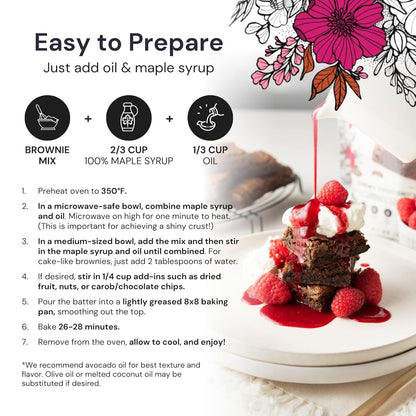 eat G.A.N.G.S.T.E.R. Chewy Choconot Brownie Mix - Allergy-Friendly Baking Mix, Grain-Free, No Dairy, Nuts, Gluten, Dairy - For Paleo & AIP Diets, Try with Chocolate or Carob Chips & Nut Butters
