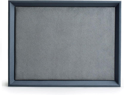 Oirlv Premium Leather Flat Jewelry Tray Jewelry Display Organizer Plate,Catchall Tray, Nightstand or Dresser Organizer(Large)