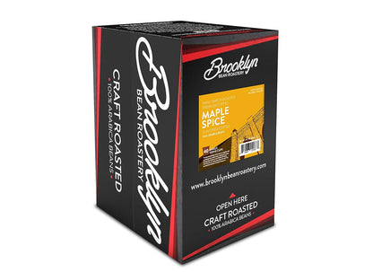 Brooklyn Beans Roastery Coffee Pods, Fall Maple Spice Flavored - Compatible with Keurig K Cup Brewers Including 2.0 Machines, 40 Count, Autumn-Inspired