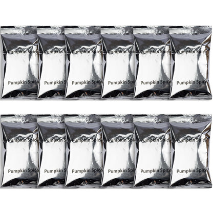 Sarasota Coffee Ground Packets | Gourmet Flavored Medium Roast Grounds Packs | Pumpkin Spice Latte | Low Acid Mold Free Bulk Individual Single Pot Pouches for 12 Cup Coffee Maker | 2 oz Bags, 12 Count