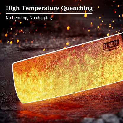 7 Inch Nakiri Knife, Japanese High Carbon Powder Steel Vegetable Cleaver Knife for Chopping, Razor Sharp Multipurpose Asian Chef Knife with Ergonomic Handle