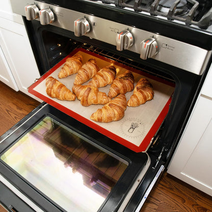Silicone Baking Mats, Baking Sheet Liners, Pack Of 4, Oven Safe, Half Size (11.5 X 16.5), Non-Stick, Silicone Baking Sheet Liner, Perfect For Baking Macarons Cookies And Cakes