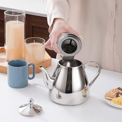 SANQIAHOME Stainless Steel Teapot with Infuser 2000ml