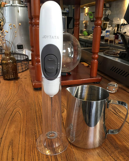 32oz Stainless Steel Milk Frothing Pitcher with Double Measurement Scale - Perfect for Latte Art