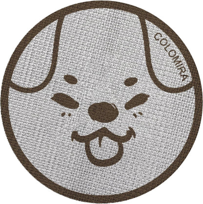 53.5mm Espresso Puck Screen, Lower Shower Screen, Metal Coffee Reusable Filter for 54mm Espresso Portafilter Basket, 1.7 Thickness(Doggie)