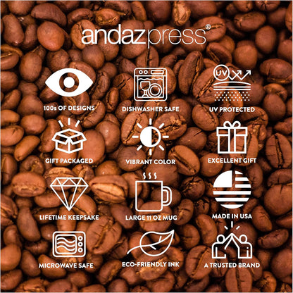Andaz Press 11oz. Mother's Day Ceramic Coffee Tea Mug Gift, Fall Autumn Marsala Burgundy Flowers Roses Florals, Mom, 1-Pack, Includes Gift Box, Birthday Christmas Gift Ideas